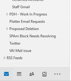 Folder View in Outlook 2010